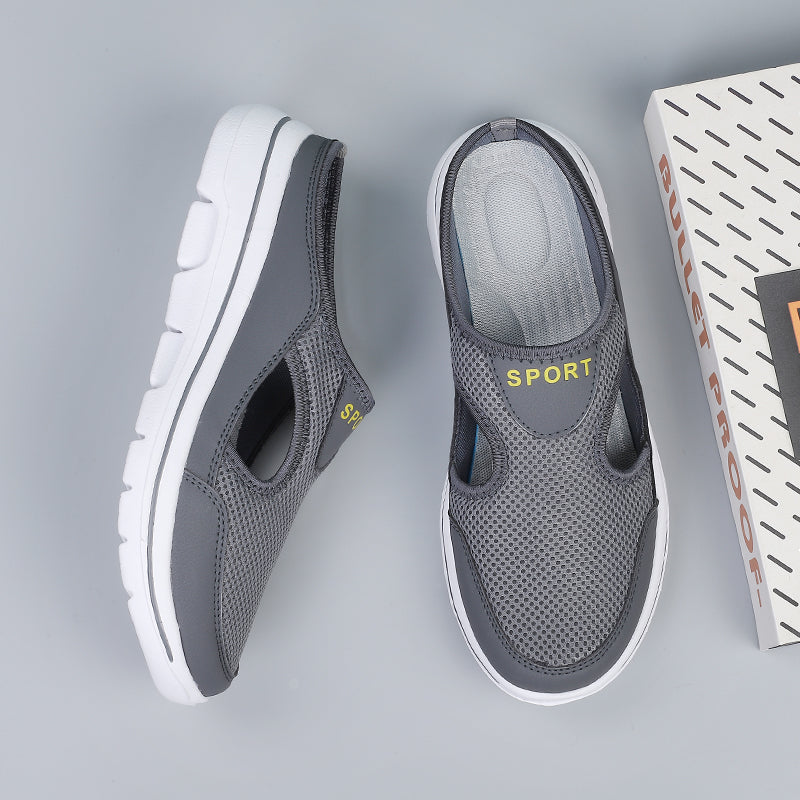 Mesh Slip-On Mules with Side Cutouts | Women's Footwear 7
