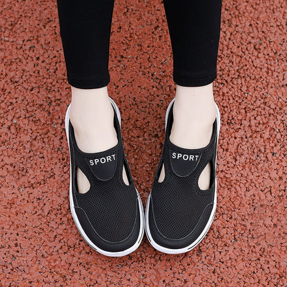 Mesh Slip-On Mules with Side Cutouts | Women's Footwear 8