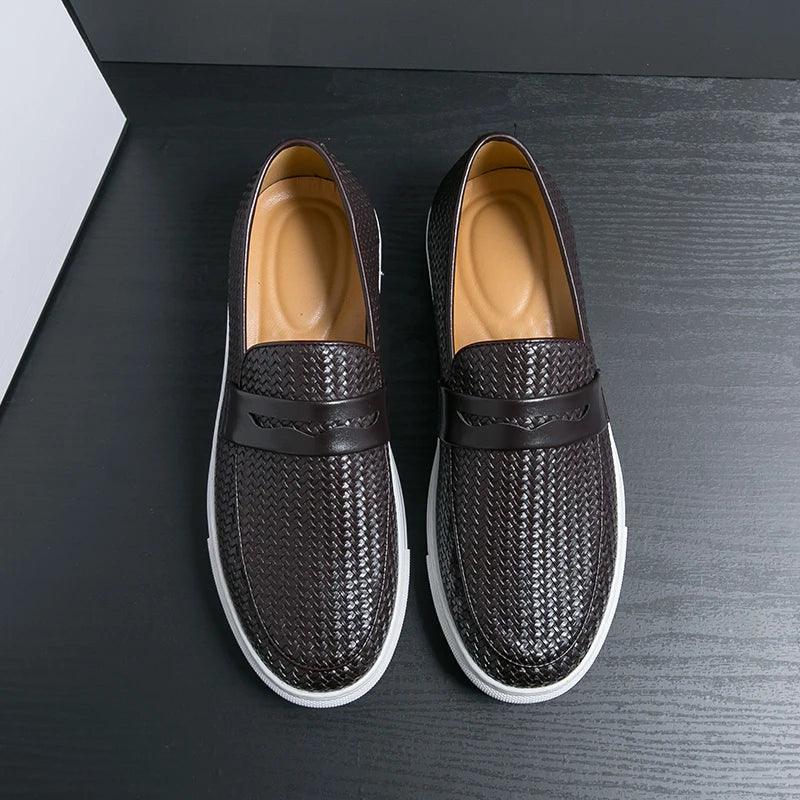 Moccasin Slip-On | Men’s Shoe Black Size 42 Synthetic 2