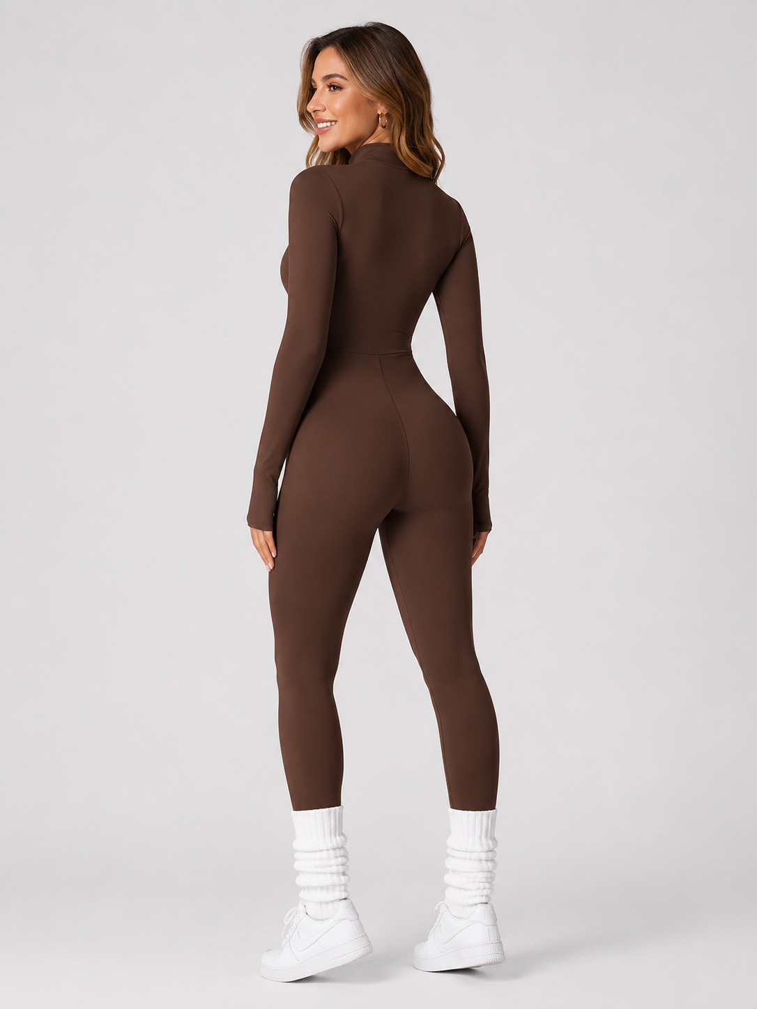 Modern Waffle Thermal Plush Jumpsuit | Women's Winter Wear 5