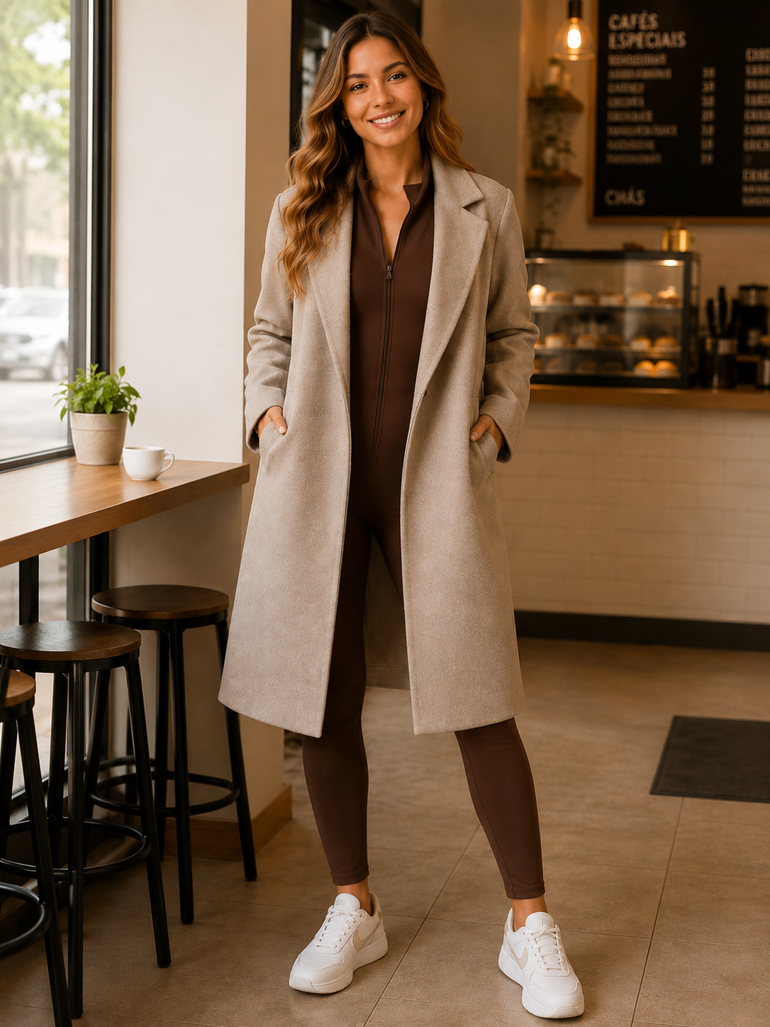 Modern Waffle Thermal Plush Jumpsuit | Women's Winter Wear 6