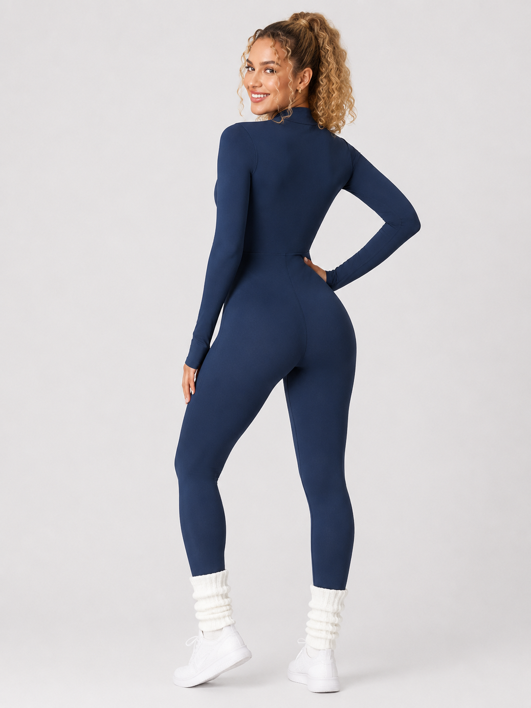 Modern Waffle Thermal Plush Jumpsuit | Women's Winter Wear 8