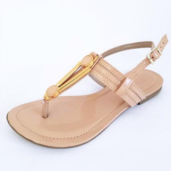 Nude Sandals Size 33-39 TR Sole Comfortable Insole 0
