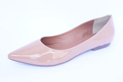 Nude Varnish Sneakers Size 33-39 Synthetic Leather 0