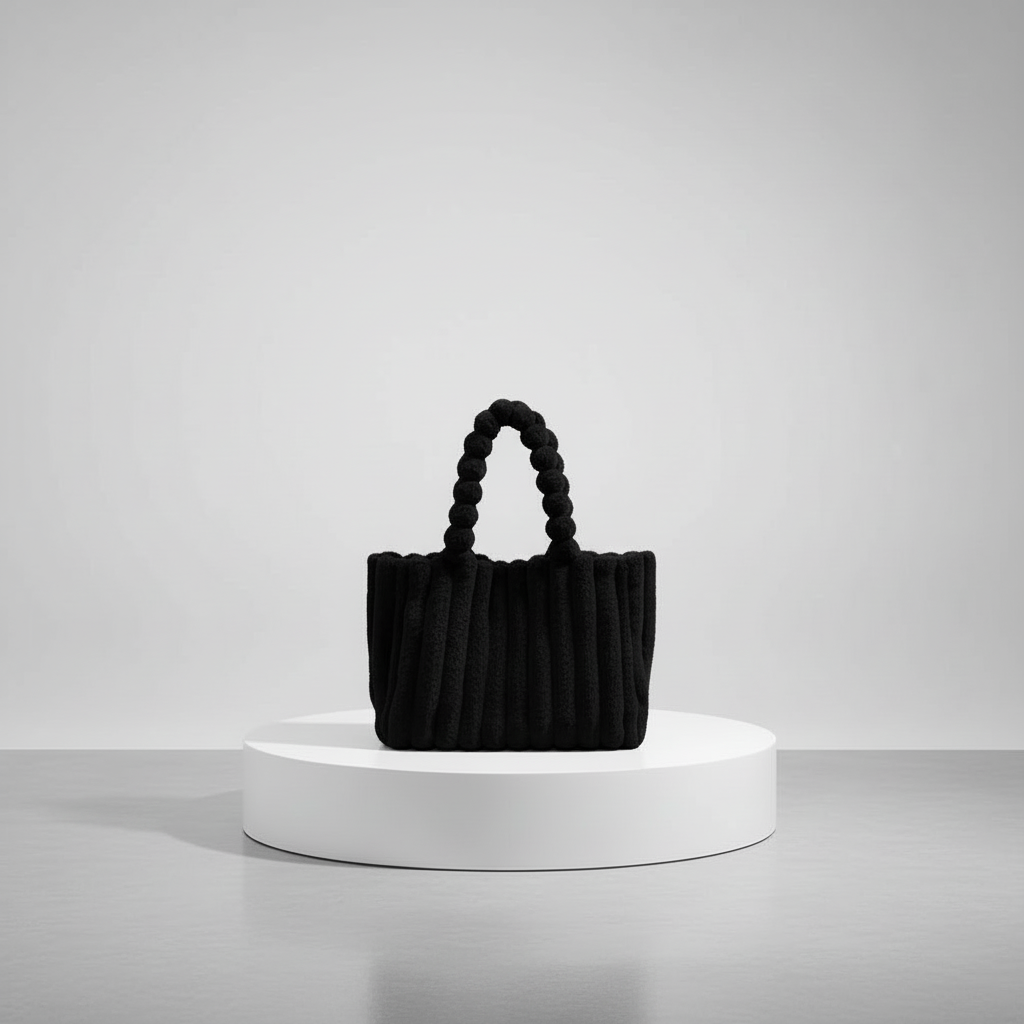 Plush Faux Fur Handbag | Women's Stylish Accessory 3