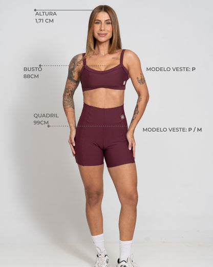 Ruby Fitness Jumpsuit | Athletic Wear Wine Size S Polyamide 4
