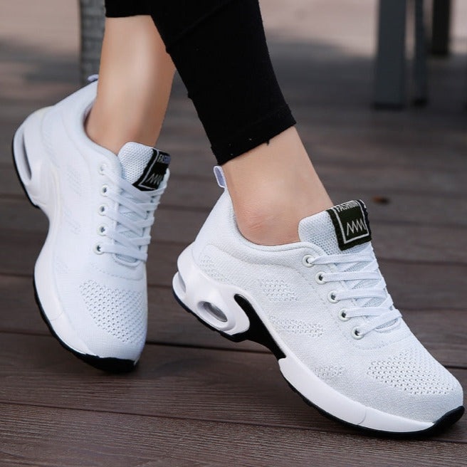 RunAlign | Women's Orthopedic White Sneakers for Walking 1