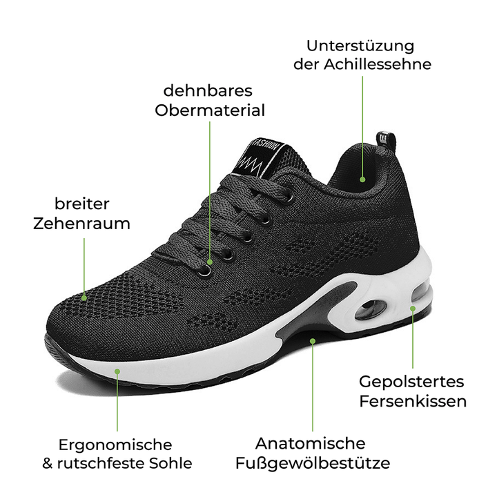 RunAlign | Women's Orthopedic White Sneakers for Walking 4