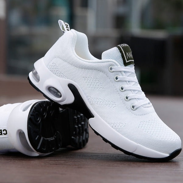 RunAlign | Women's Orthopedic White Sneakers for Walking 6