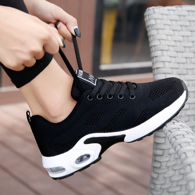 RunAlign | Women's Orthopedic White Sneakers for Walking 8