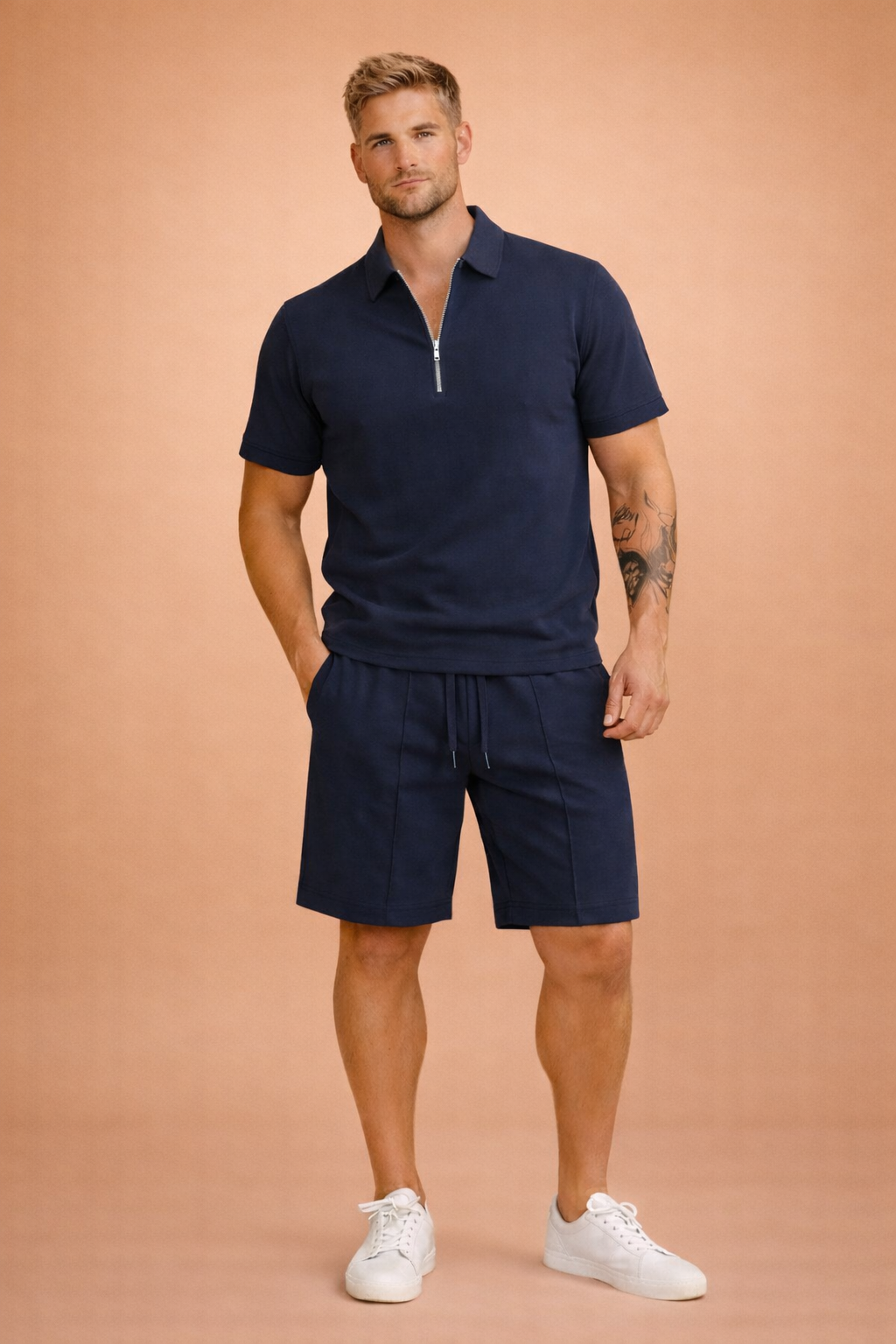 Sebastian | Men's Casual Polo and Shorts Set 5