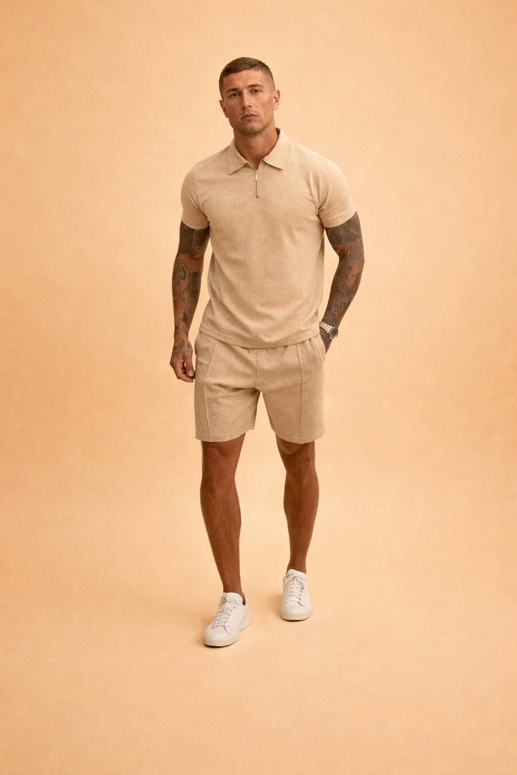 Sebastian | Men's Casual Polo and Shorts Set 8