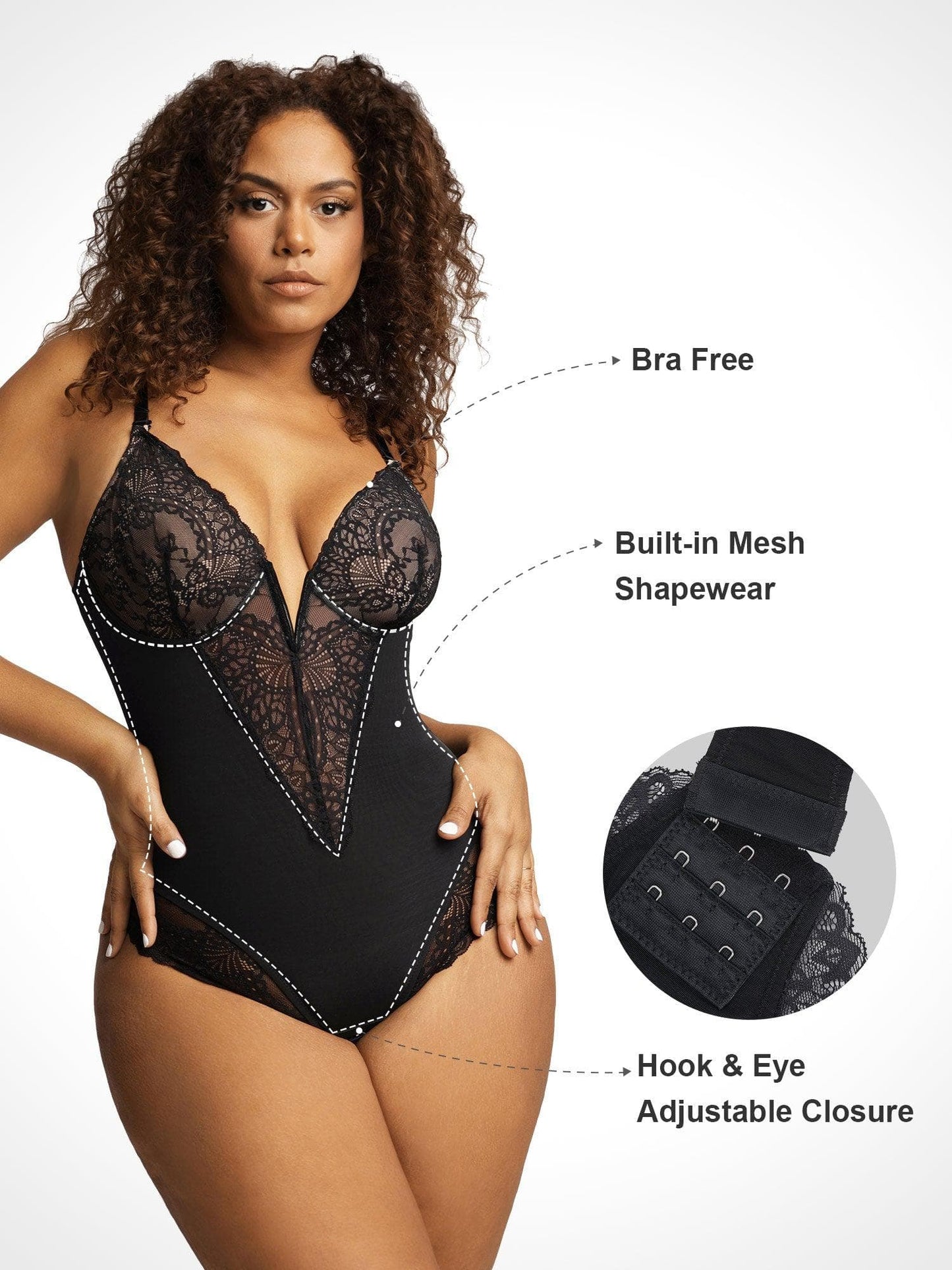 Sexy Lace Bodysuit | Shaping Compression Lingerie 1