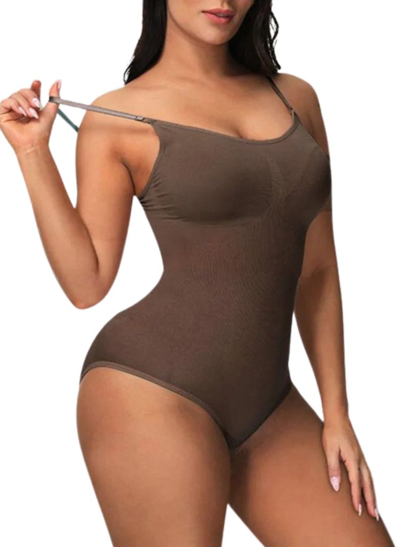 Shape Slim | Black Shapewear Bodysuit with Low Back Support 8