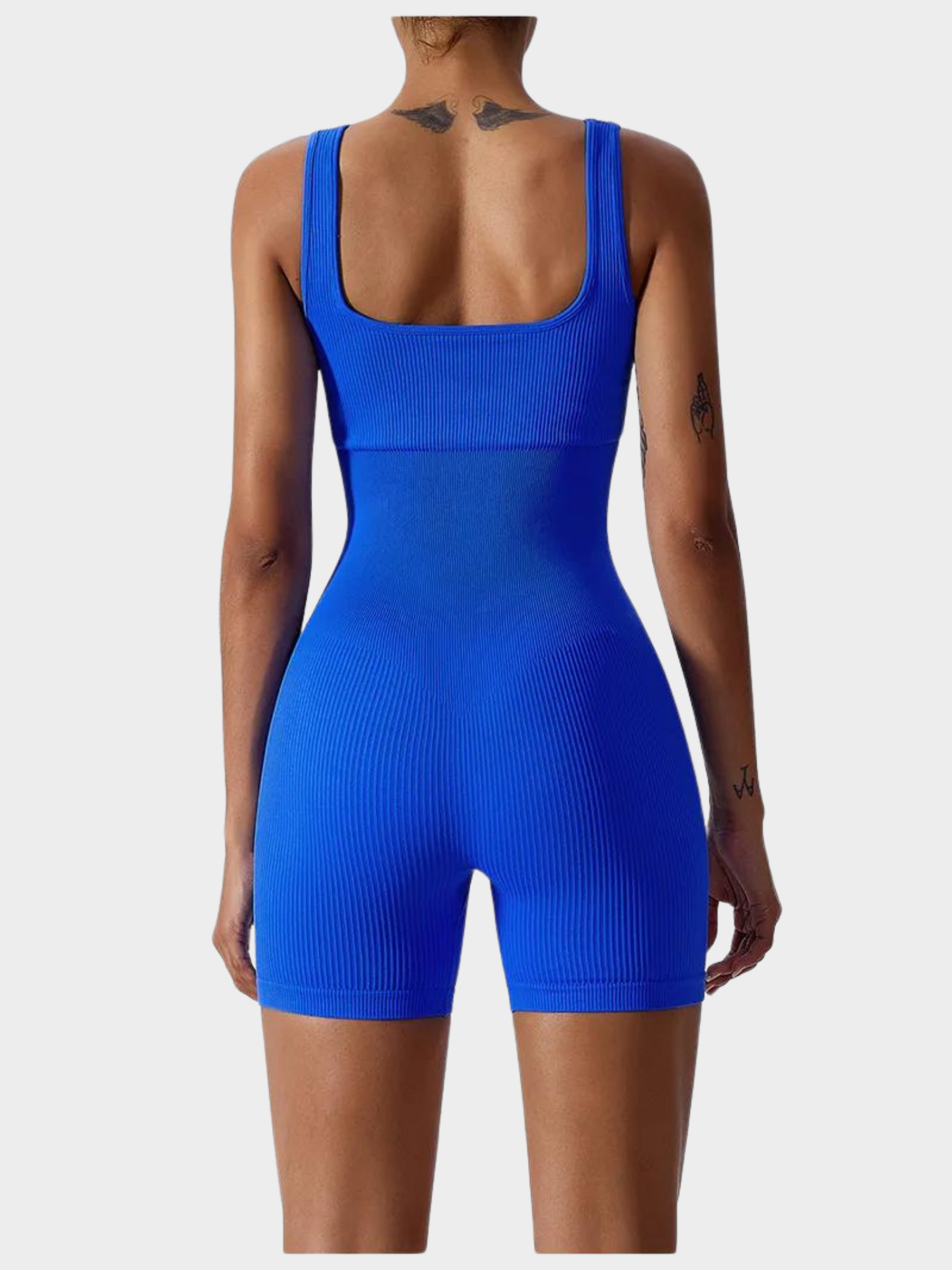 Slim Ribbed Shaping Romper | Modern Fit Training Suit 1