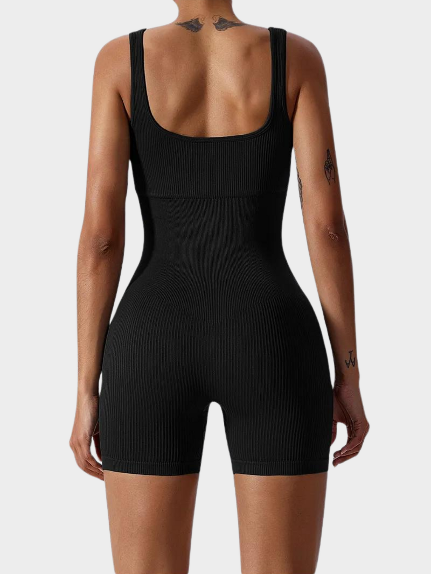 Slim Ribbed Shaping Romper | Modern Fit Training Suit 4