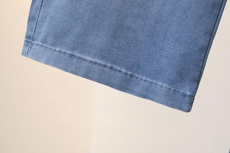 Stefan Ice Silk Denim Jeans | Loose Fit Wide Leg Pants 6