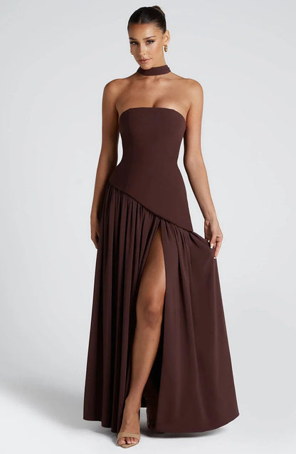 Strapless Corset Dress with Scarf Detail | Corset Dress 6