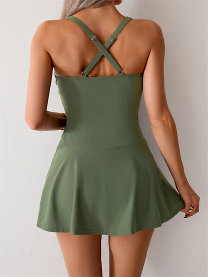 Stylish Tankini with Shorts | Women's Two-Piece Swimsuit 2
