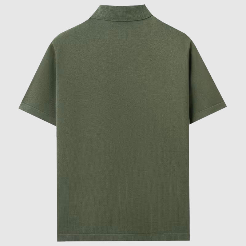 Summer Knitted Shirt | Men's Short-Sleeve Button-Up 5
