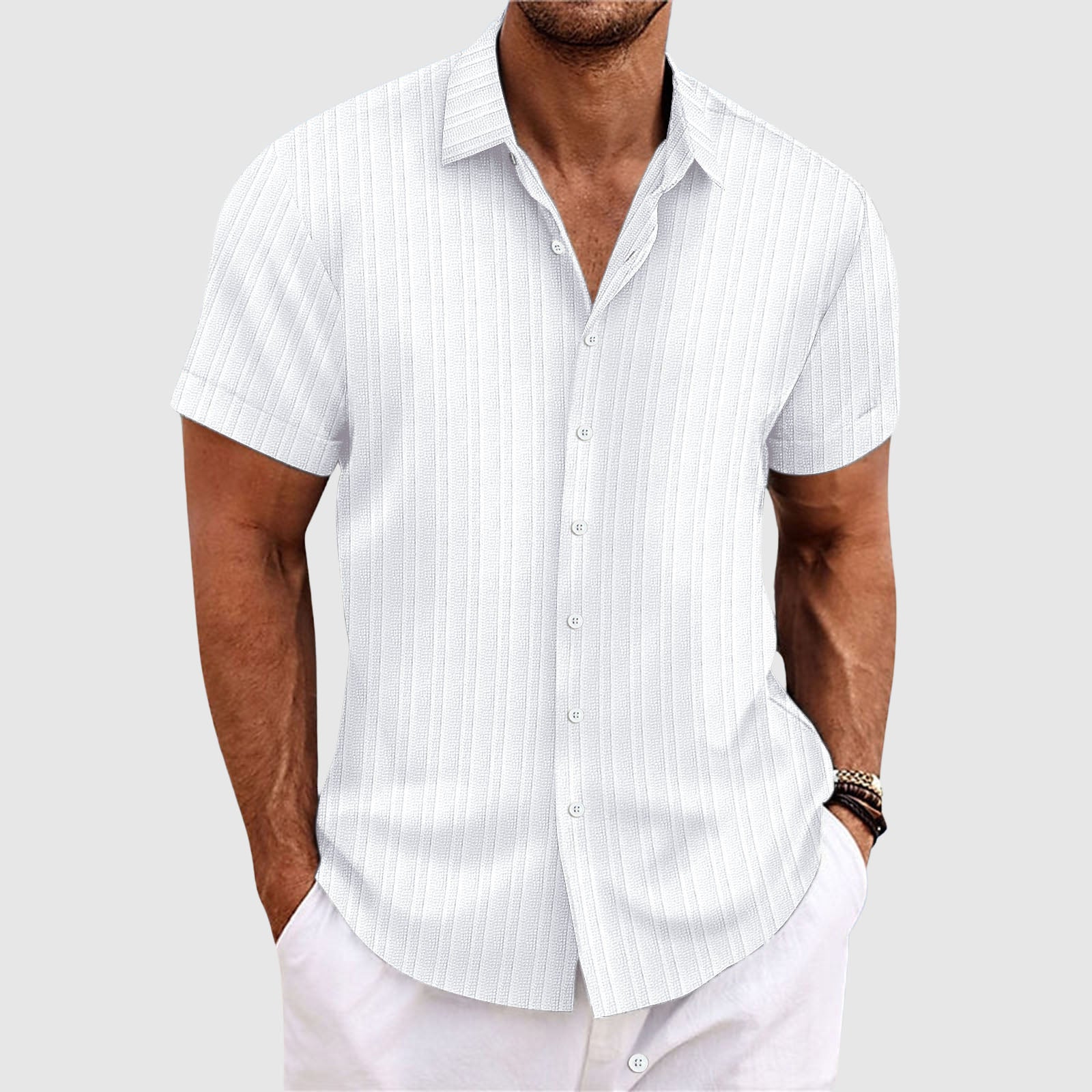 Summit Stripe Shirt | Men's Casual Button Down Shirt 1