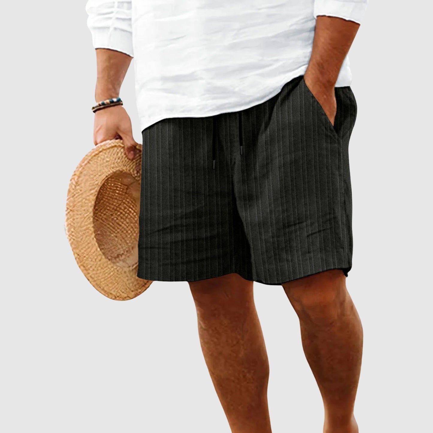 Sunset Striped Shorts | Women's Lightweight Casual Wear 0