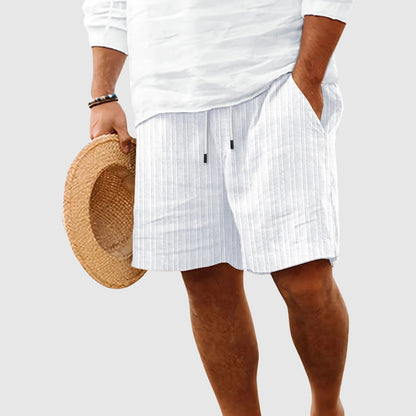 Sunset Striped Shorts | Women's Lightweight Casual Wear 1