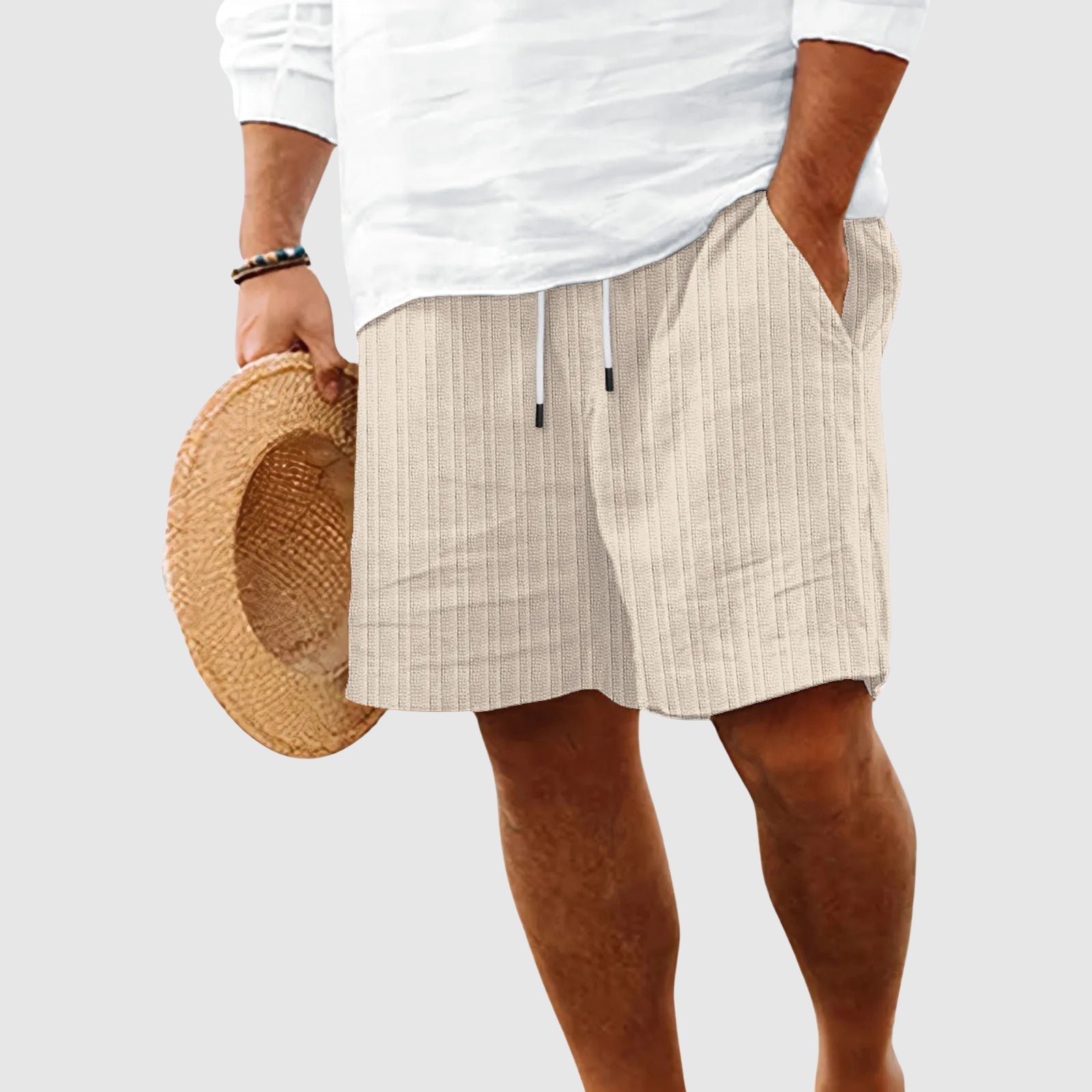 Sunset Striped Shorts | Women's Lightweight Casual Wear 2