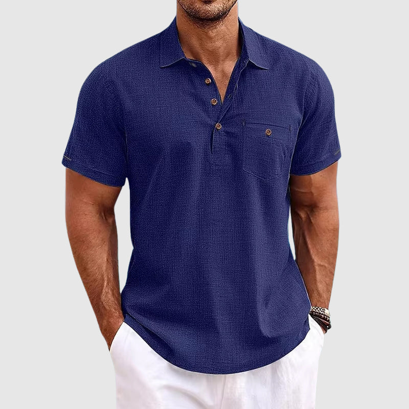 Theodore Willow | Men's Linen Polo Shirt 3