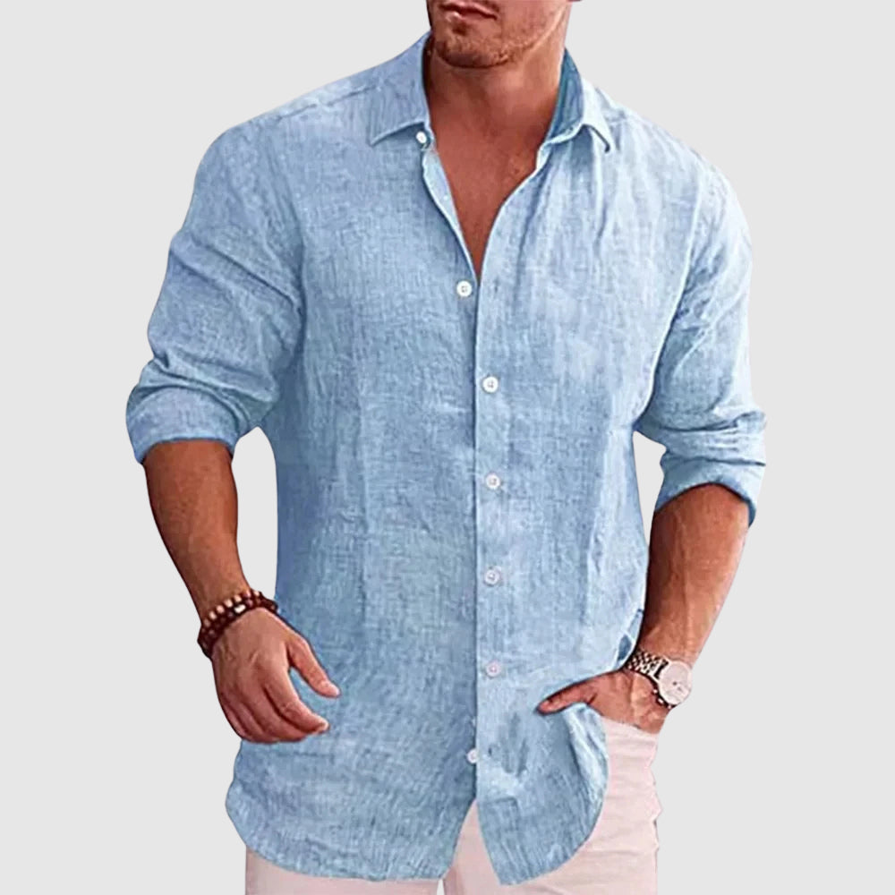 Theodore Willow | Rustic Linen Shirt 0