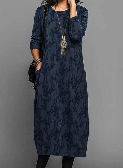 Tonal Print Midi Tunic Dress | Women's Fashion 2
