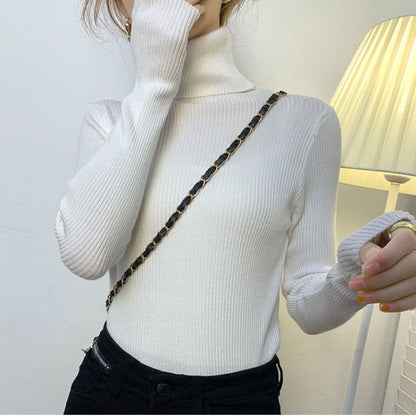 Turtleneck Blouse | Women's Warm Long Sleeve Top 1
