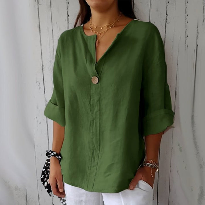 Valentina Rossi Valence | Women's Linen Blouse for Summer Tops 4