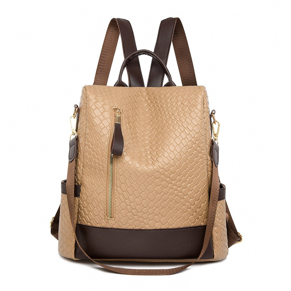 Vegan Leather Anti-Theft Backpack | Stylish Everyday Bag 1