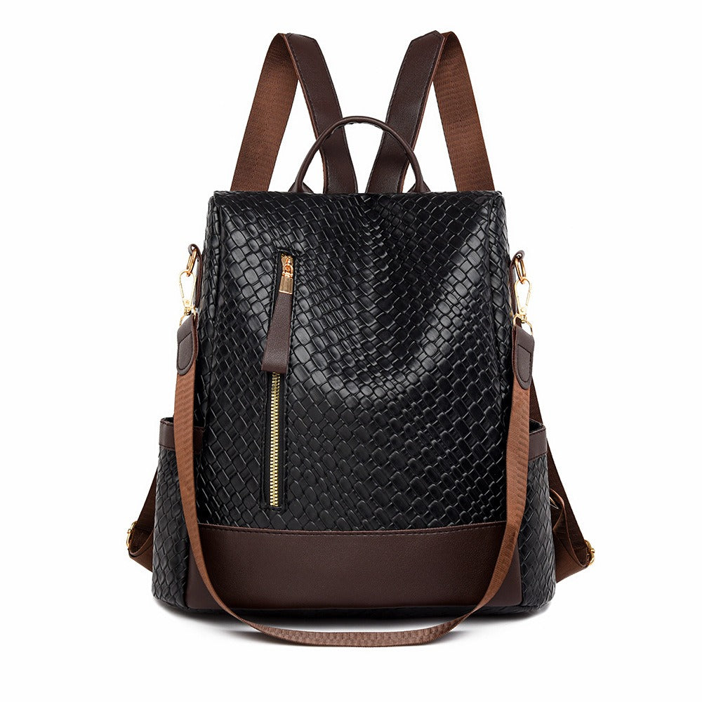 Vegan Leather Anti-Theft Backpack | Stylish Everyday Bag 2