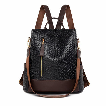 Vegan Leather Anti-Theft Backpack | Stylish Everyday Bag 2