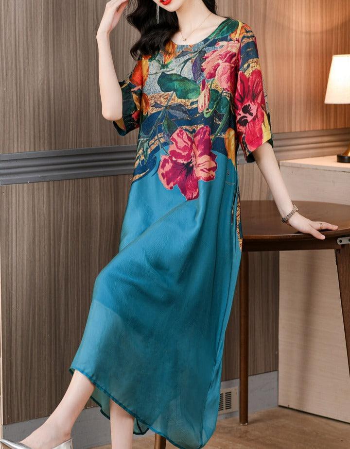 Versailles Floral Maxi Dress | Women's Summer Dress 0