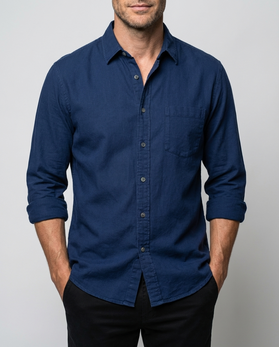 Vicente | Men's Long Sleeve Casual Shirt 1