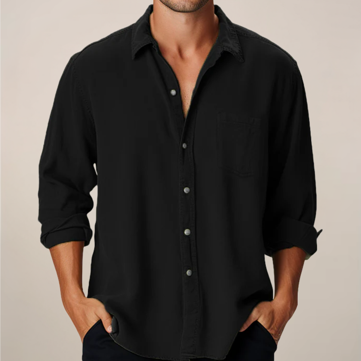 Vicente | Men's Long Sleeve Casual Shirt 4
