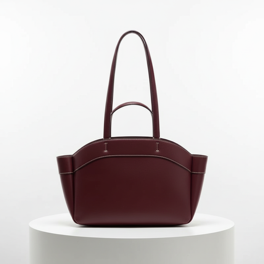 Bolso Tote de Cuero Vintage | Bolso de Mano para Mujeres