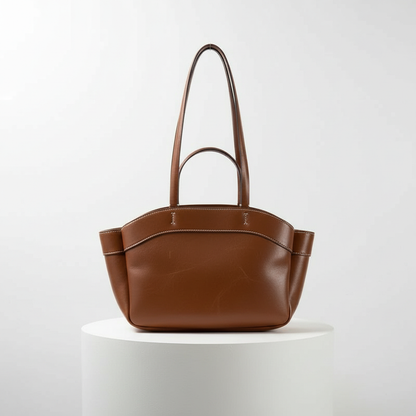 Vintage Leather Tote Bag | Women's Handbag