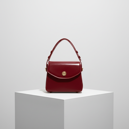 Vintage Leather Tote Bag | Women's Spacious Handbag 0
