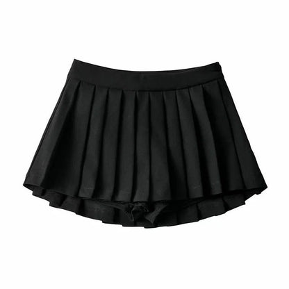 Vintage Pleated Skirt White | Women's Summer Skirt 0