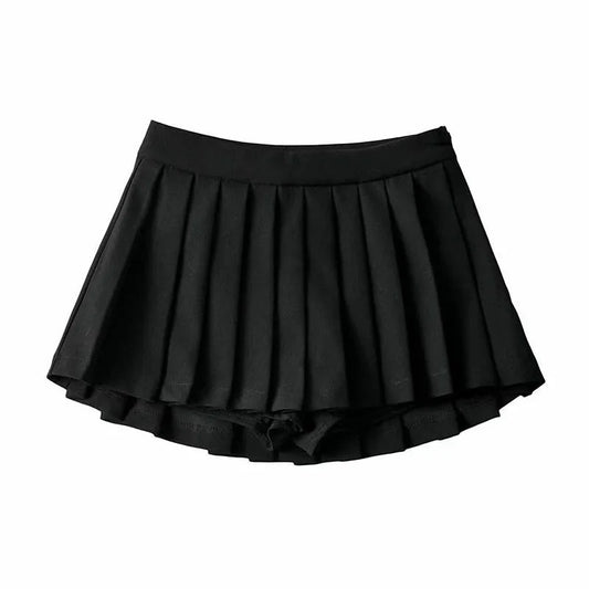 Vintage Pleated Skirt White | Women's Summer Skirt 0