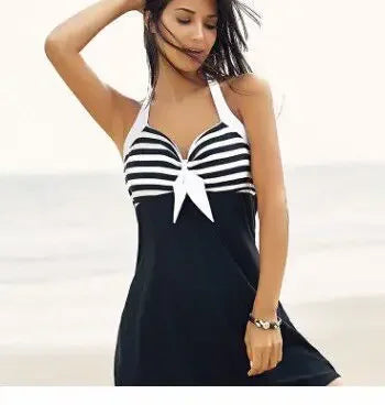 Vintage Two-Piece Swimsuit | Plus Size Women's Swimwear 0