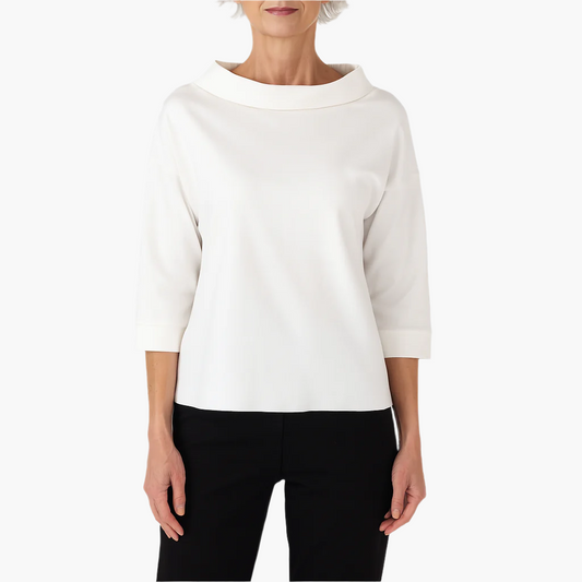 Women's Elegant Top with Stand-Up Collar | Blouses for Women 0