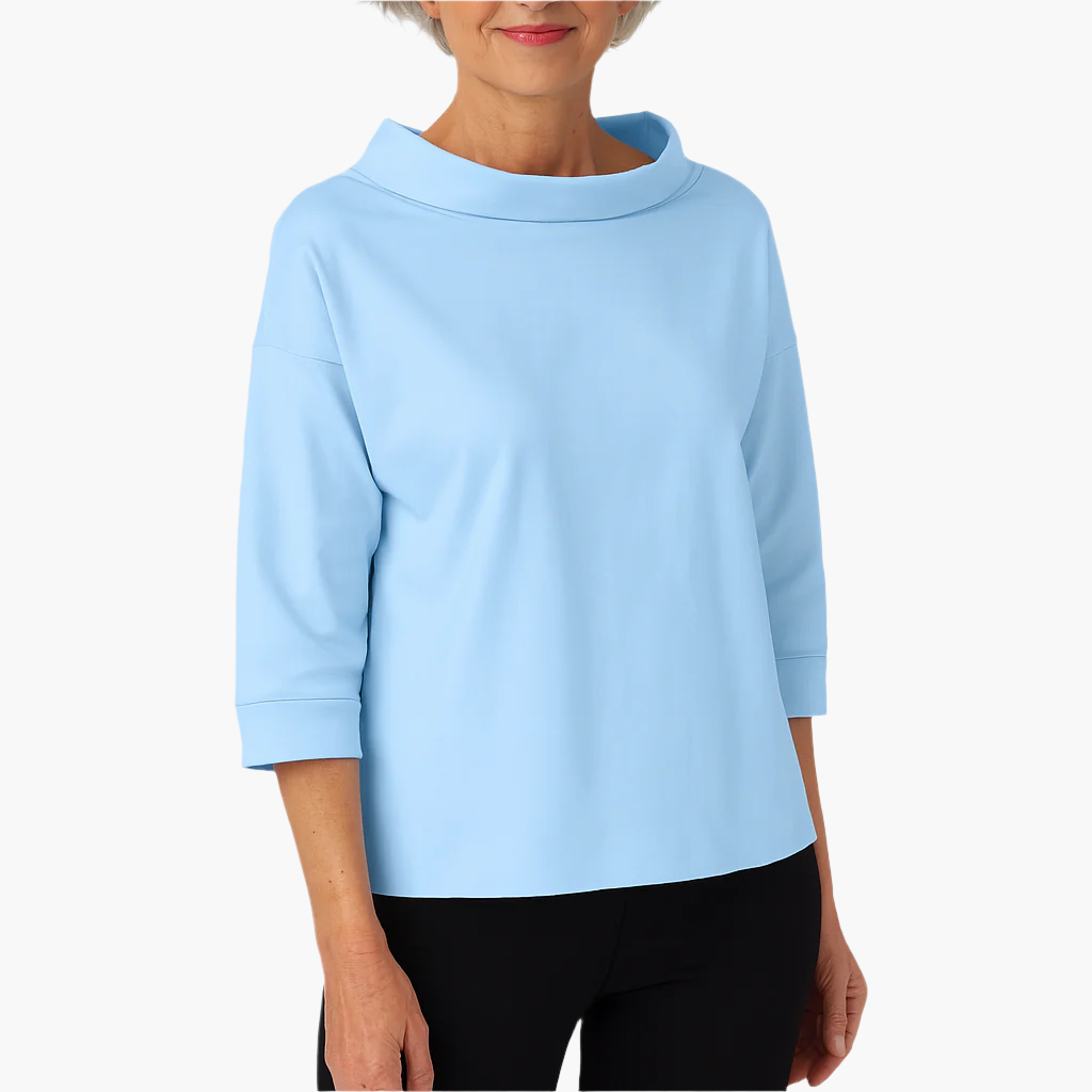 Women's Elegant Top with Stand-Up Collar | Blouses for Women 1