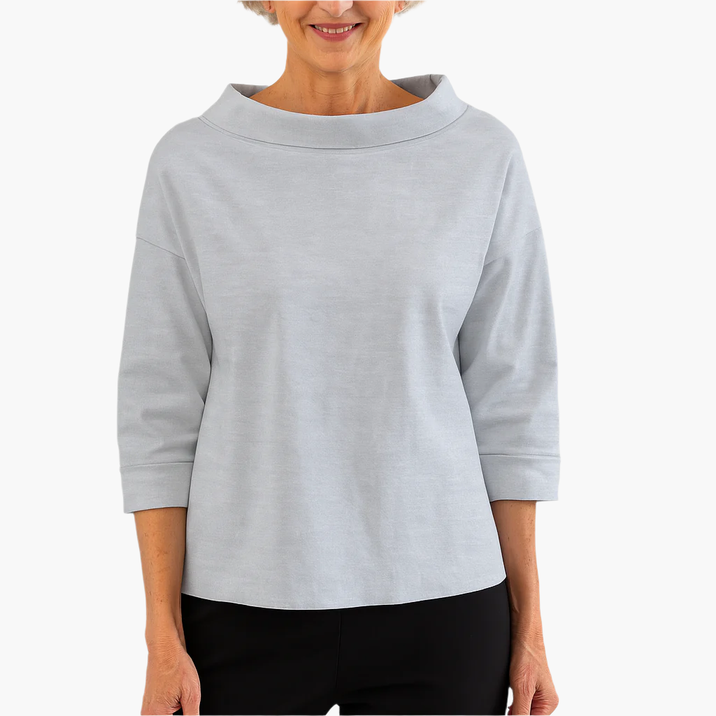 Women's Elegant Top with Stand-Up Collar | Blouses for Women 4