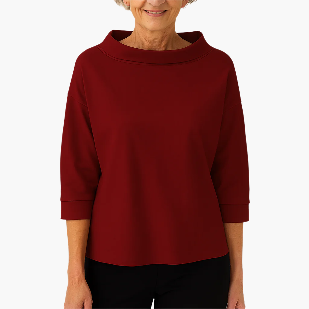 Women's Elegant Top with Stand-Up Collar | Blouses for Women 6