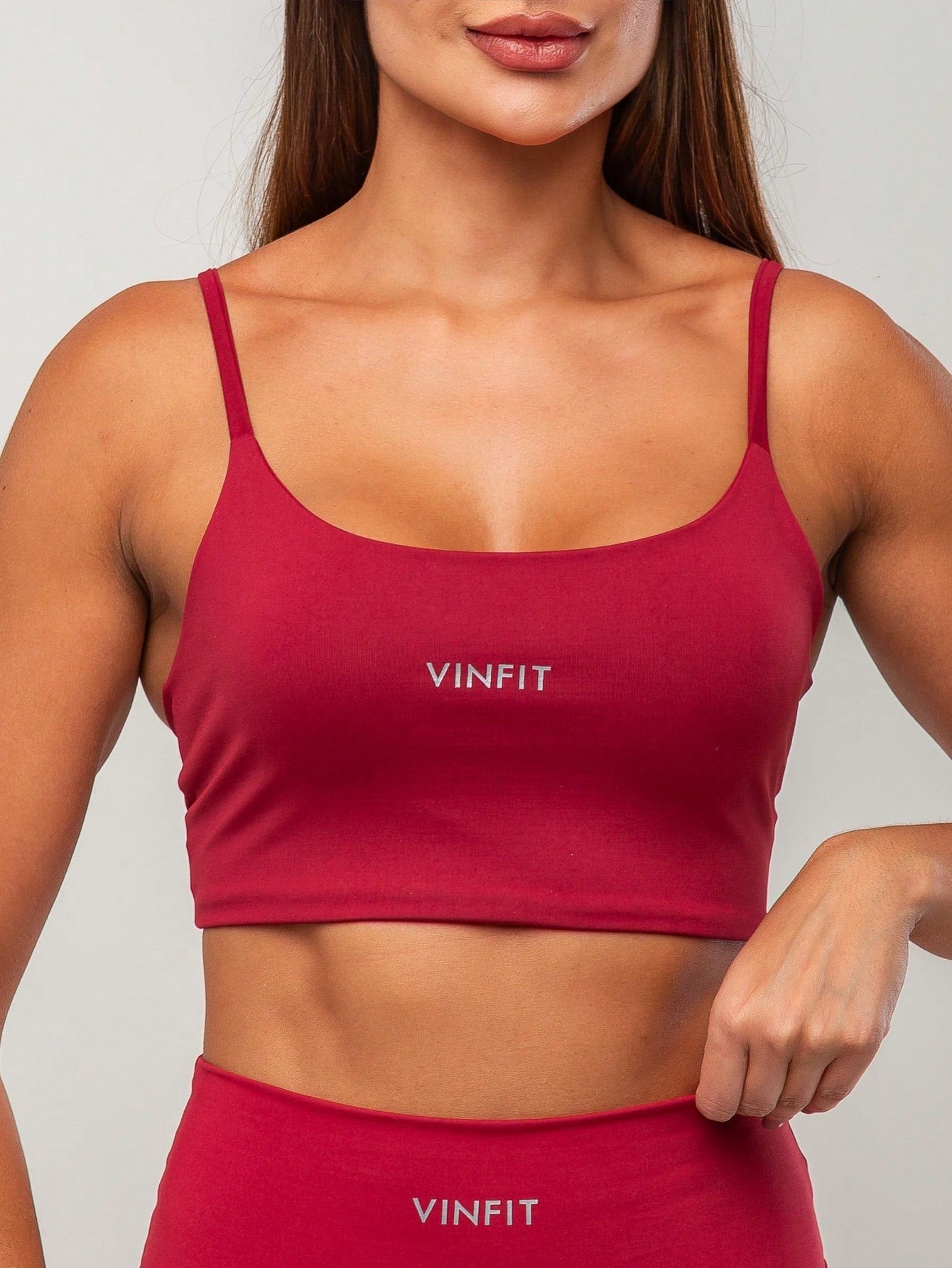 Women's Fitness Top | Slim Fit Military Green Size M Polyamide Elastane 4